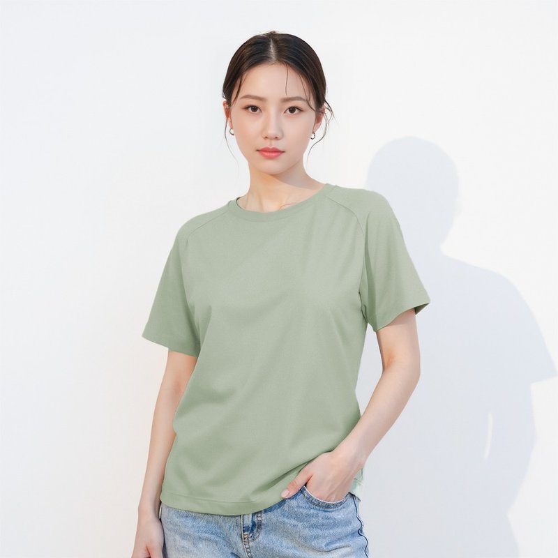 CueSkin 凉感机能衣 女 | 短袖 圆领 落肩款 - 男装运动衣 - 其他人造纤维 多色
