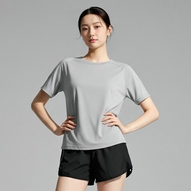 Aero 冽风机能衣 | 拉克兰袖圆领 凉感 吸汗快干 防晒 户外 - 男装运动衣 - 其他人造纤维 多色