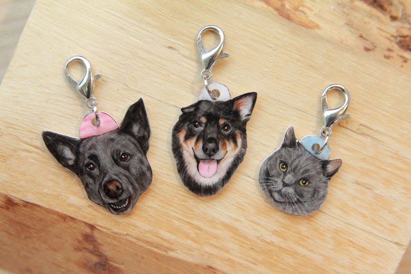 定制化宠物名牌-单支 - 项圈/牵绳 - 塑料 