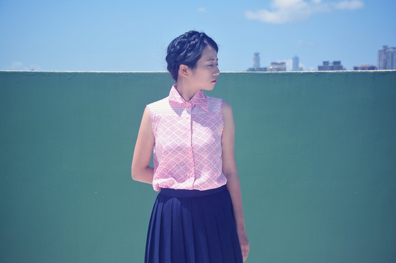 种糖果  |  古着无袖衬衫 - 女装衬衫 - 其他材质 