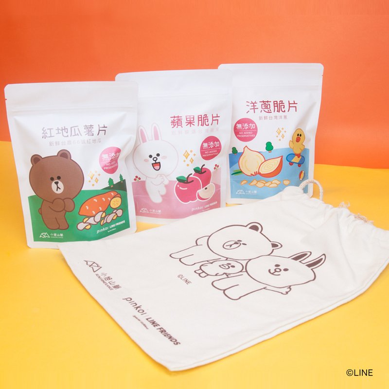 【包邮组】蔬果干礼包・Pinkoi | LINE FRIENDS Special Ed - 零食/点心 - 其他材质 多色