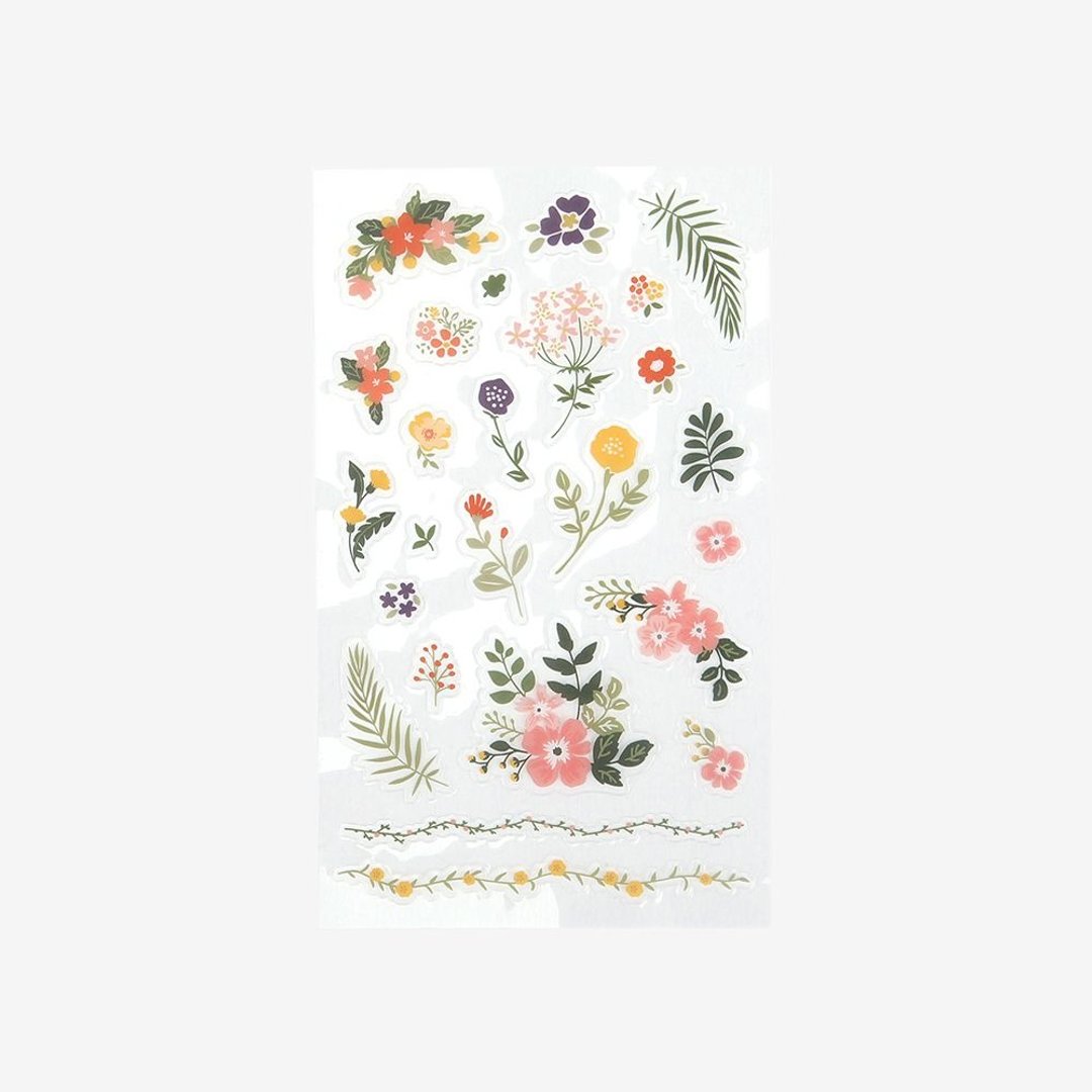 Dailylike 日日美好装饰透明贴纸-05花卉,E2D44431 - 贴纸 - 塑料 多色