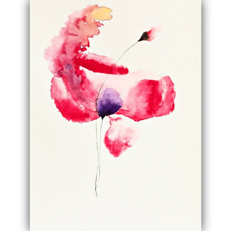 /Limited Edition/ Canvas Print/ Canvas Giclee Prints/ Home Decor/ Poppy Art/ - 海报/装饰画/版画 - 纸 多色
