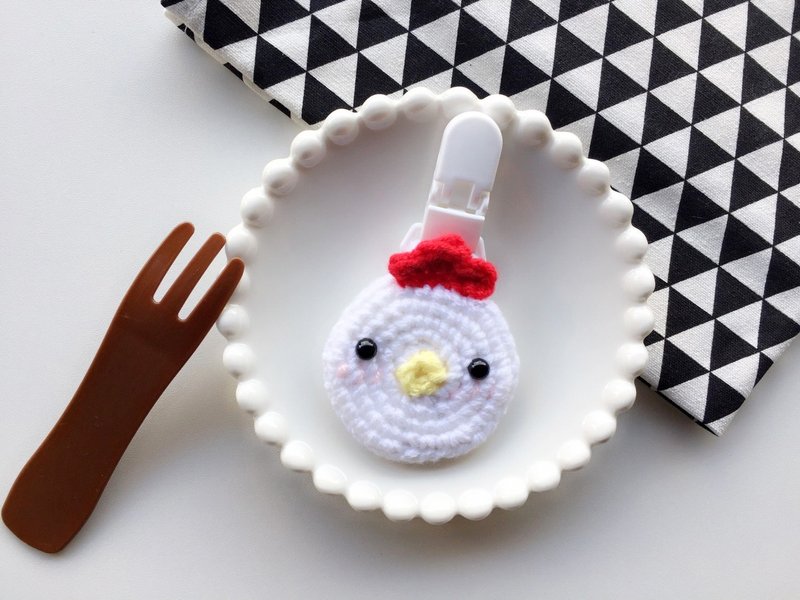 chuchu手作  小鸡款 婴儿平安符袋 宝宝护身符 平安符套 平安符夹 - 其他 - 聚酯纤维 粉红色