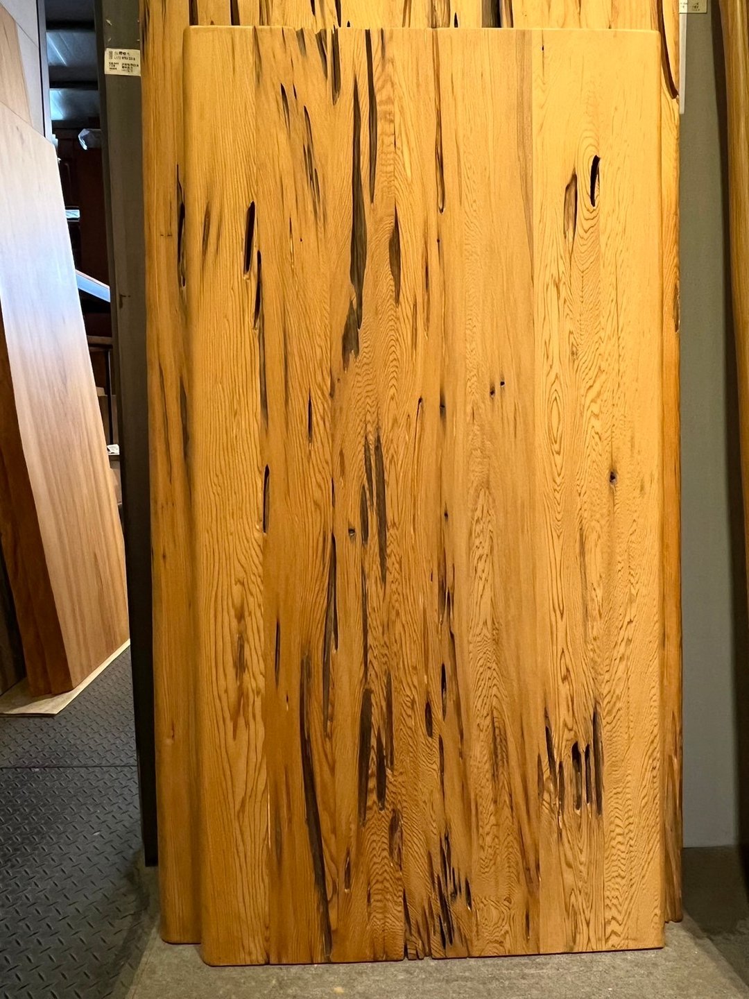 谢木木工作室 台湾桧木莲孔材 150*78*4.4cm 原木 桌板 实木 餐桌 - 其他家具 - 木头 