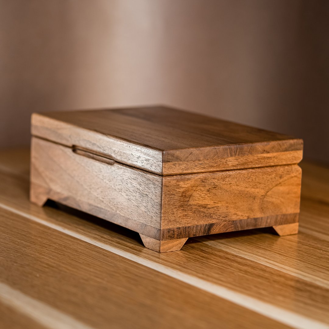 Wooden box, Wooden keepsake box, Wooden chest storage box, Handmade wooden box - 收纳用品 - 木头 