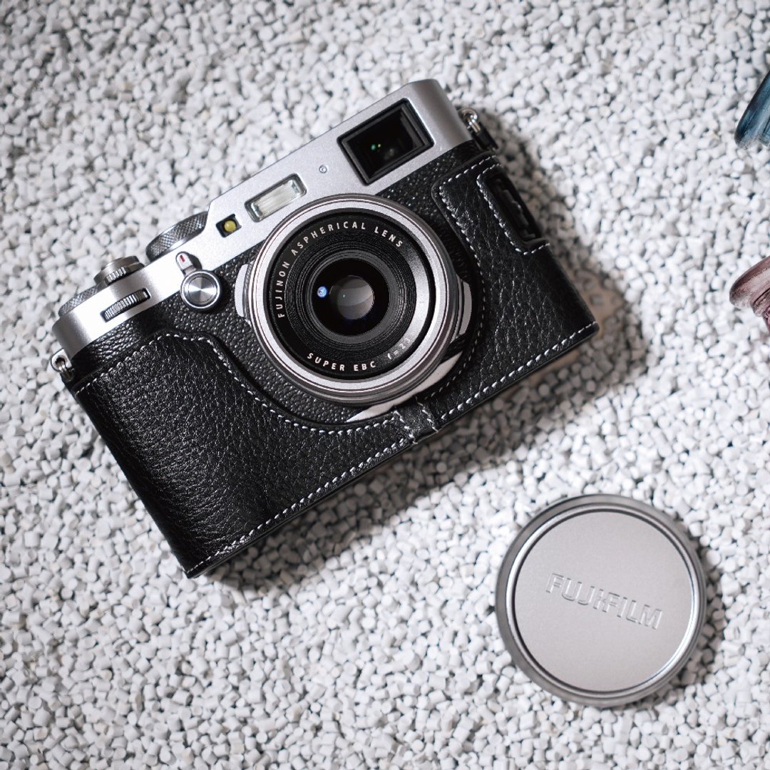 真皮开底底座手腕绳组 Fujifilm X100F - 相机 - 真皮 多色