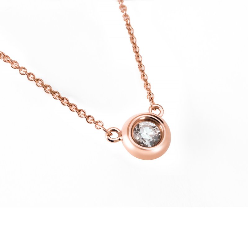 初心项链 - 项链 - 玫瑰金 