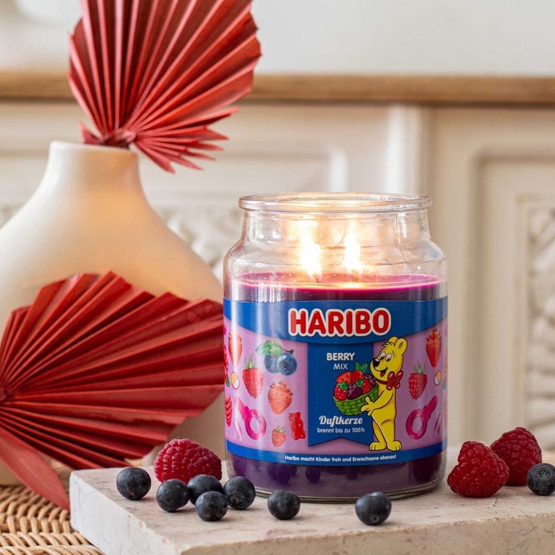 HARIBO CANDLE 香氛蜡烛 - 综合莓果 - 蜡烛/烛台 - 玻璃 紫色