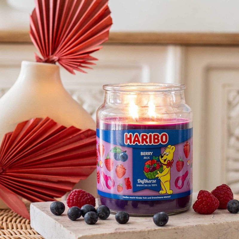 HARIBO CANDLE 香氛蜡烛 - 综合莓果 - 蜡烛/烛台 - 玻璃 紫色