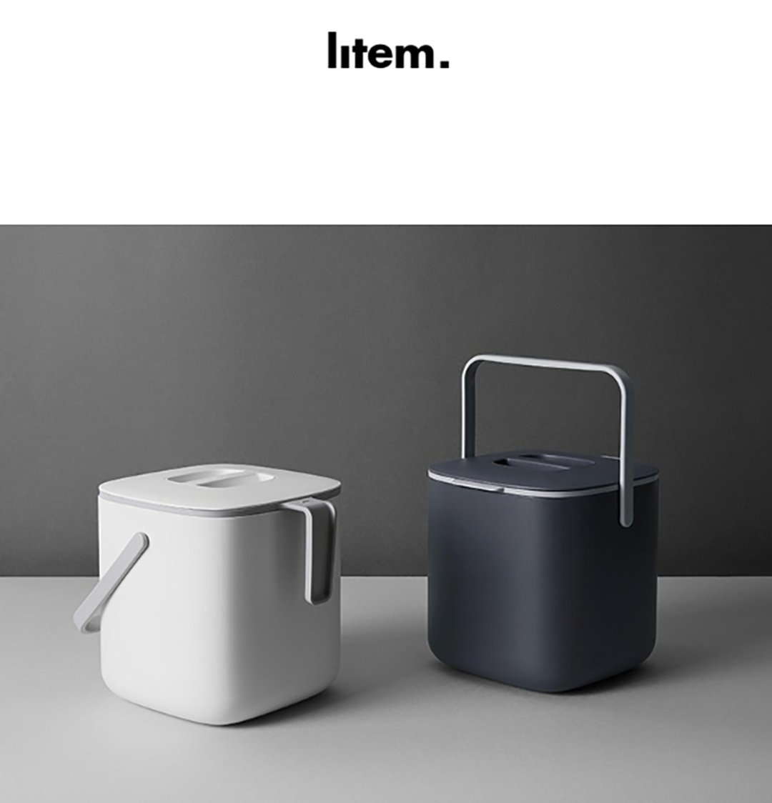 韩国原装 LITEM里特高质感水槽厨余收集桶2.0 小 - 收纳用品 - 塑料 