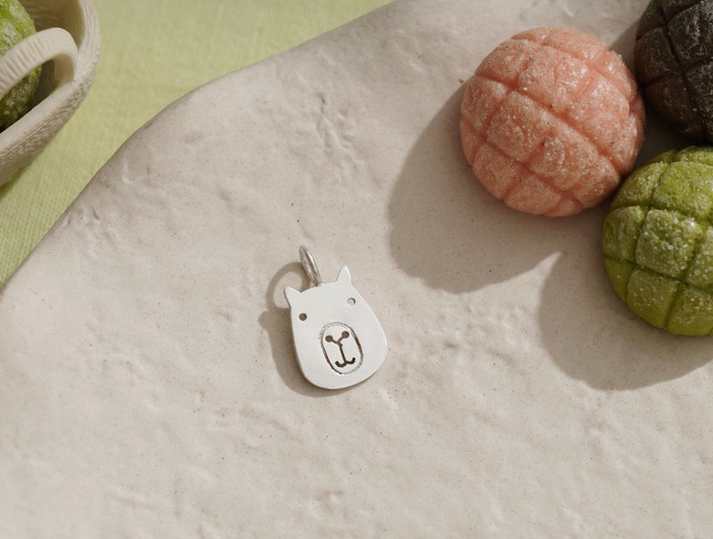 ni.kou 纯银 水豚 动物 项链 / 坠饰 / 耳环 - 项链 - 其他材质 