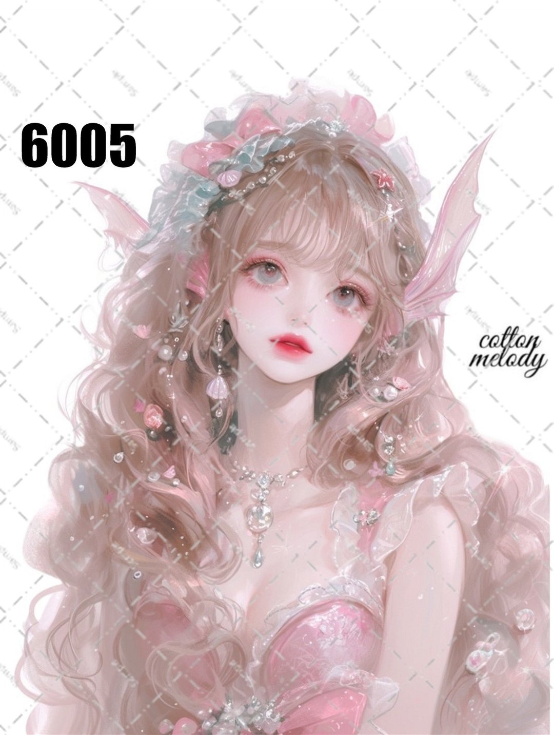 original sticker no.6005 人物贴纸 原创贴纸 人物贴纸 女孩贴纸 原创人物贴纸 - 贴纸 - 纸 