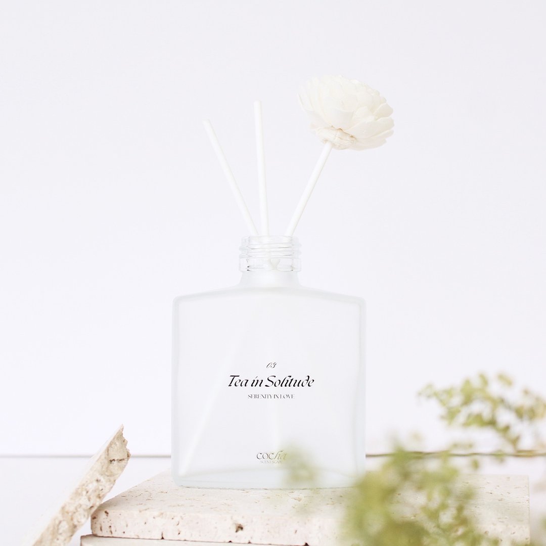 扩香香氛 | 03 独处茶香 Tea in Solitude- 100/50ml - 香薰/精油/线香 - 玻璃 透明