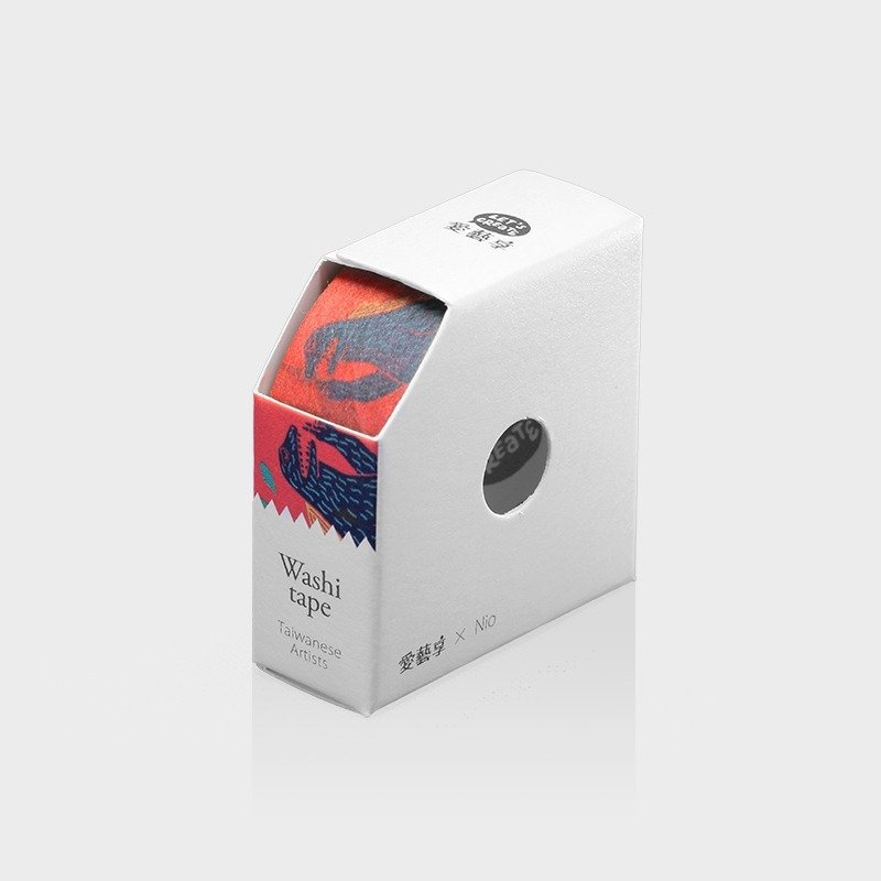 “哥正在享受，别吉拉” I'm Godzilla, what's the rush? - 纸胶带 - 纸 红色