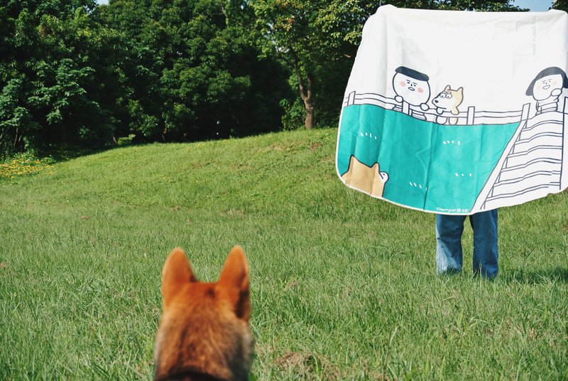 Hello my friend 防水野餐垫 - 野餐垫 - 防水材质 绿色