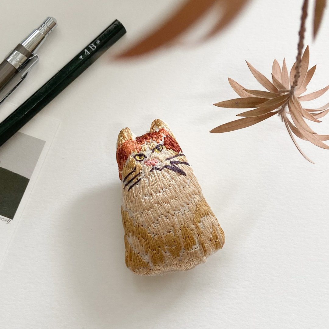 Brooch – Duck - 胸针 - 棉 多色