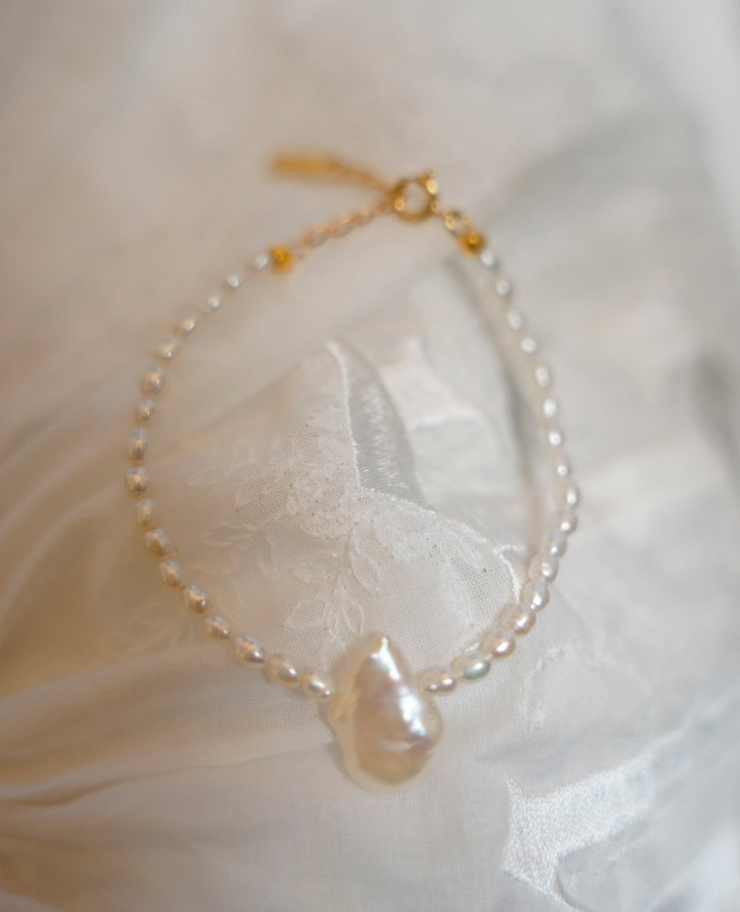 SV Pearl Bracelet 珍珠手链 - 手链/手环 - 其他材质 白色