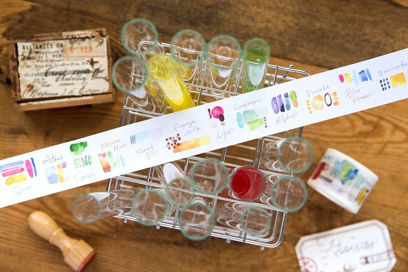 色彩笔记纸胶带 - OURS Color Atelier 色彩工坊系列 - 纸胶带 - 纸 多色