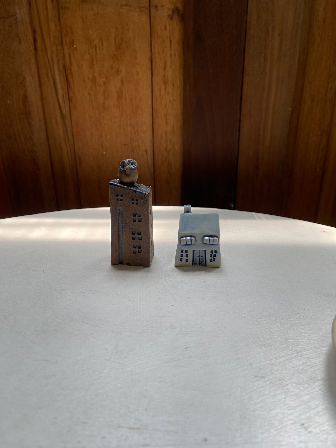 2 Ceramic house - 摆饰 - 陶 咖啡色