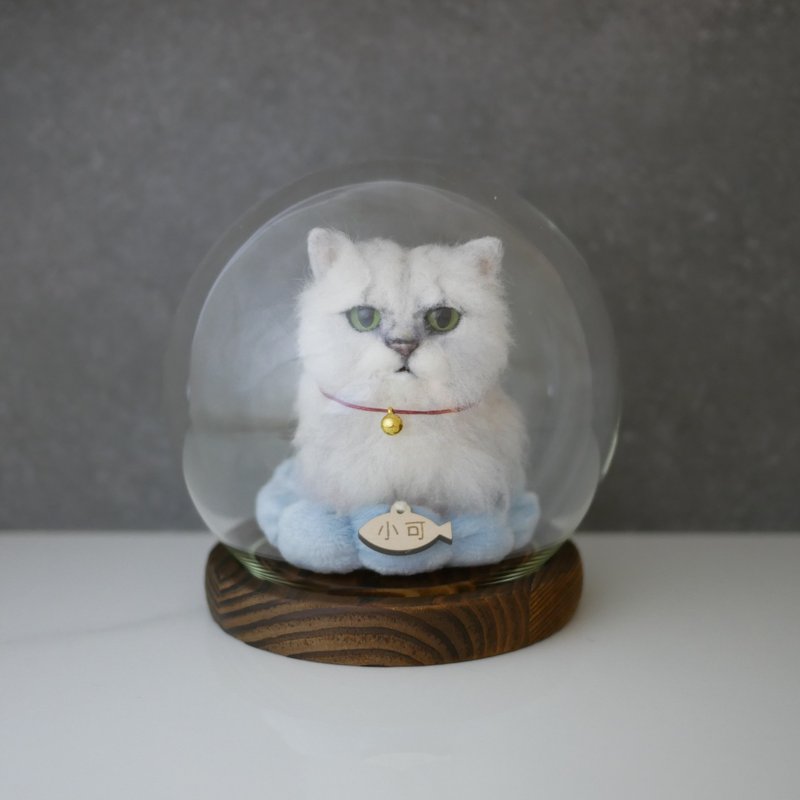 波斯猫定制化羊毛毡 公仔  宠物定制 - 玩偶/公仔 - 羊毛 灰色