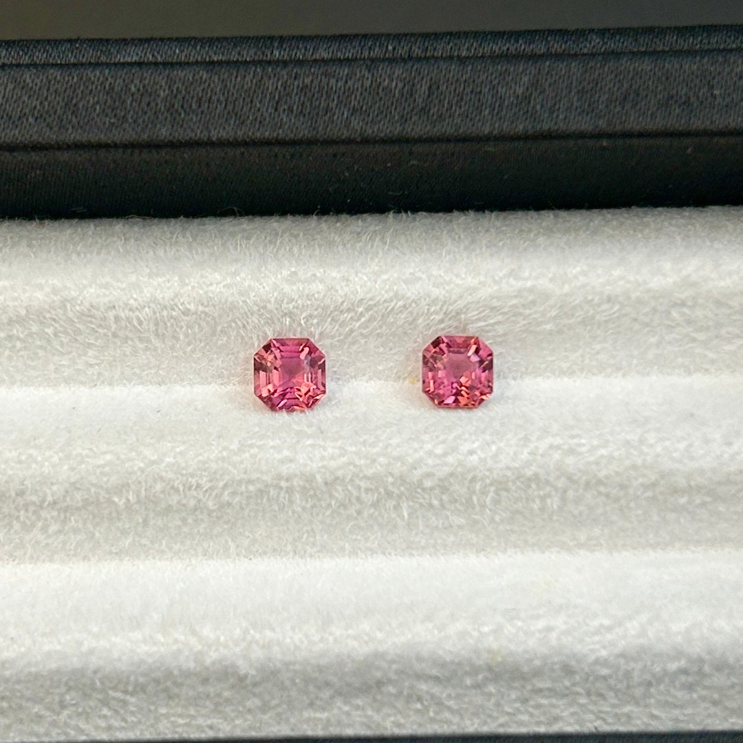 【裸石】碧玺 Tourmaline LT64/LT65 - 项链 - 宝石 粉红色