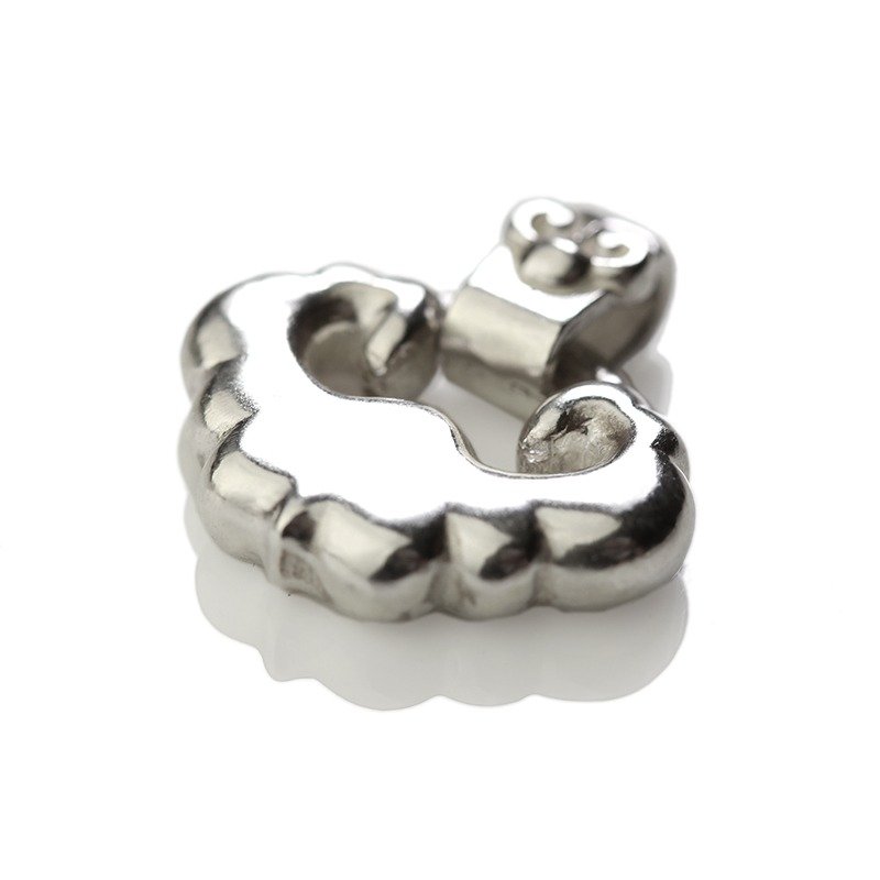 长命锁FH-LLL18【富贵长命】925纯银饰品项链 中国风/手工银饰 - 项链 - 银 灰色