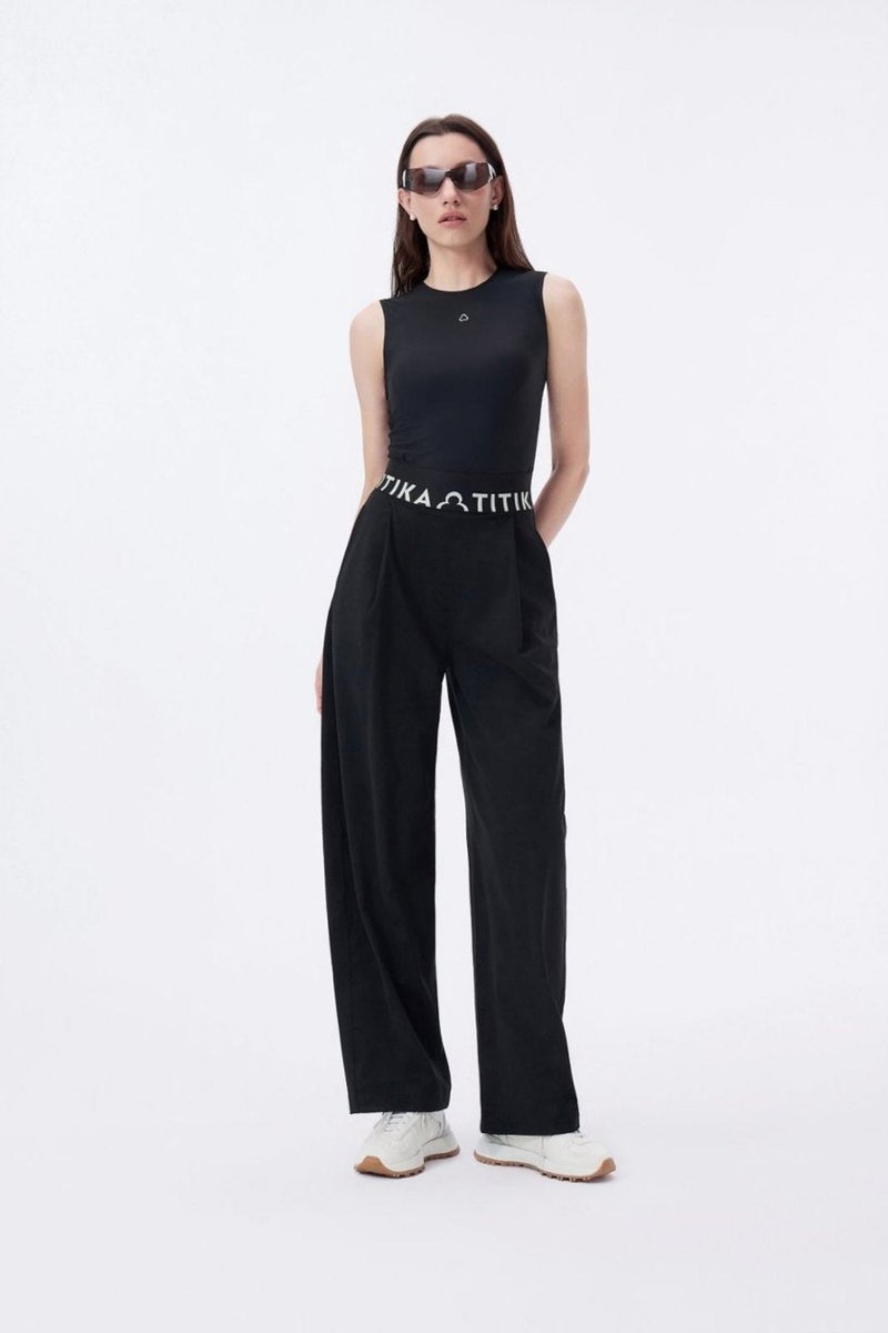 Rylee Cozy Pants - Black - 女装运动裤 - 尼龙 黑色