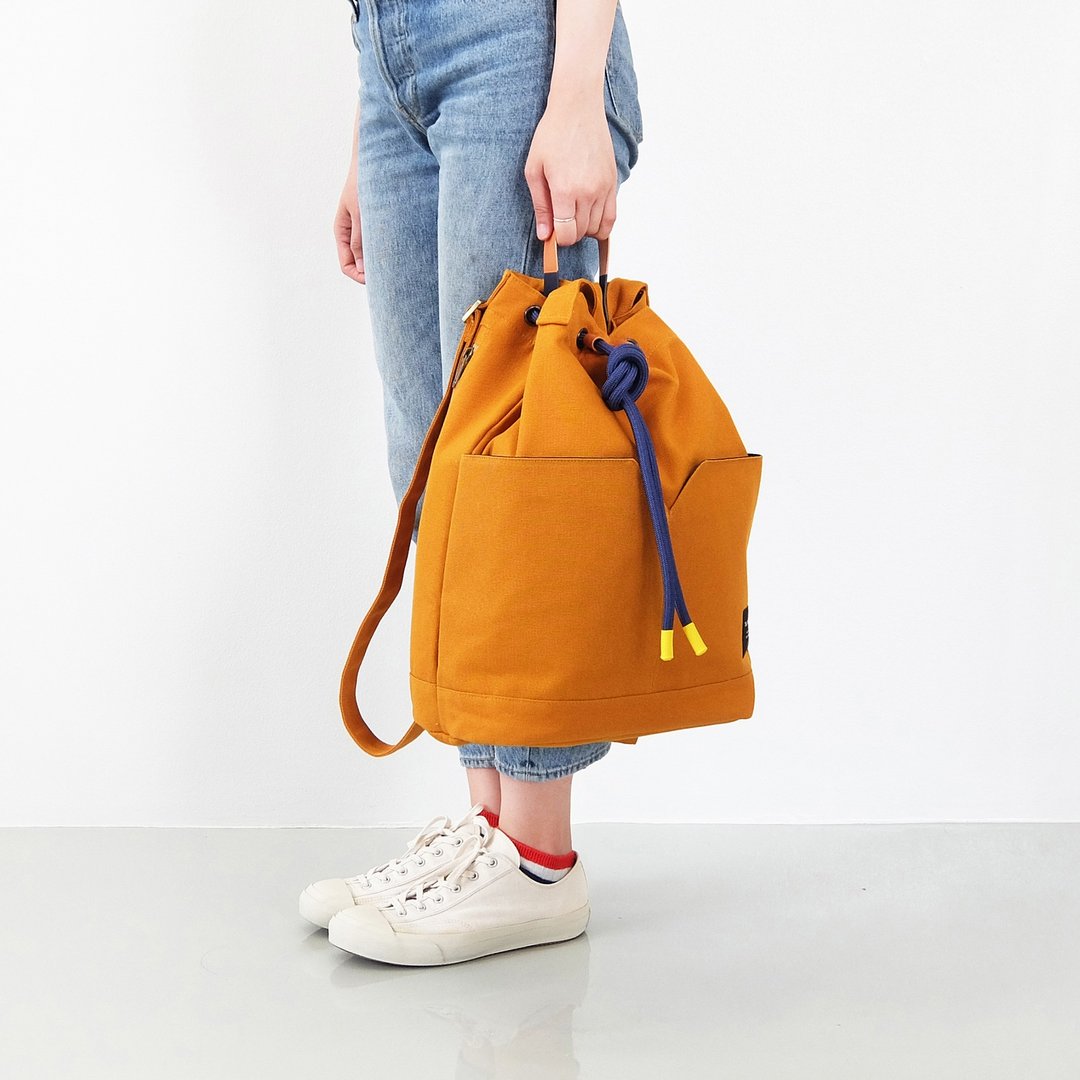 Dumpling backpack (2 colors) - 后背包/双肩包 - 棉 多色