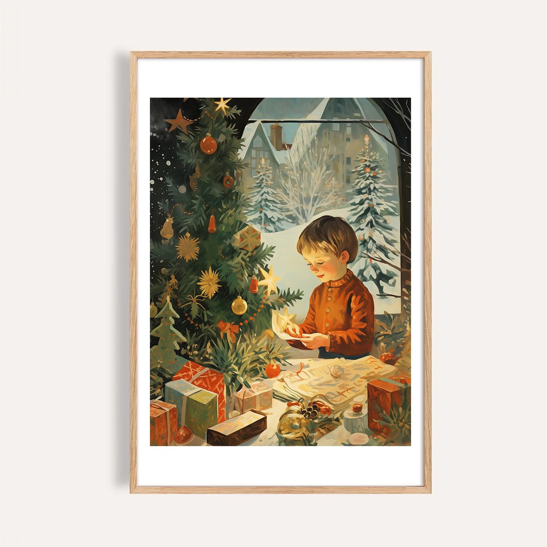 耶诞愿望夜 Christmas Wish Night / 欢乐耶诞挂画 海报 无框画 - 海报/装饰画/版画 - 纸 