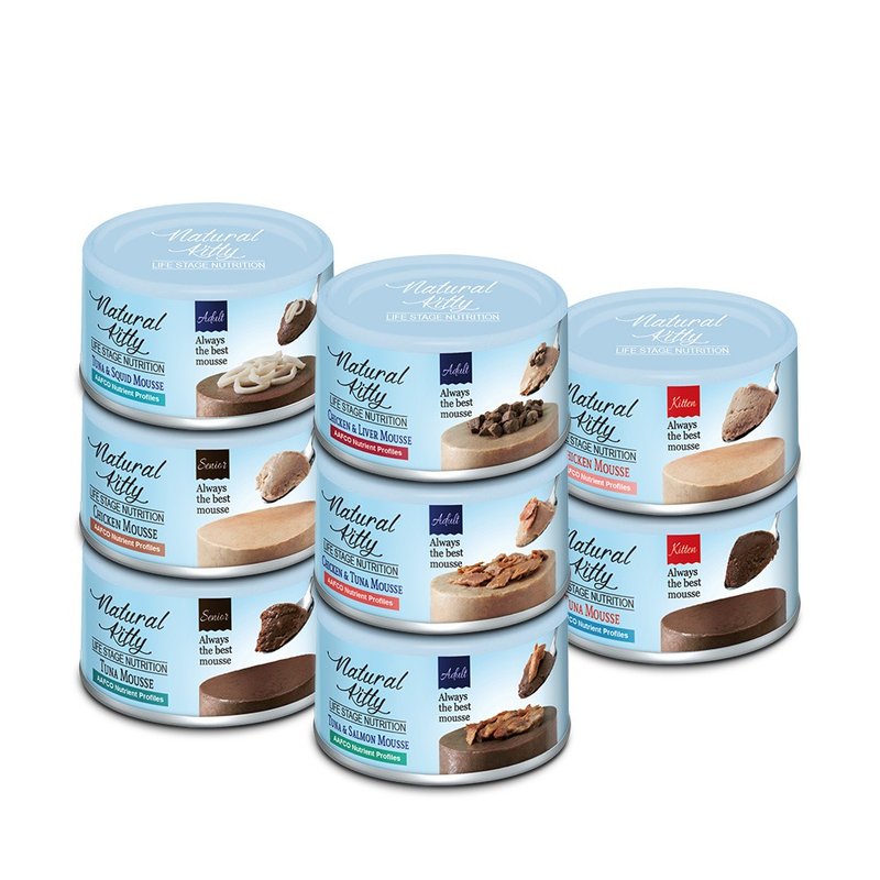 猫主食 | 自然小猫 | 成长系列主食罐  | 80g | 24入 - 猫罐头/鲜食 - 其他材质 