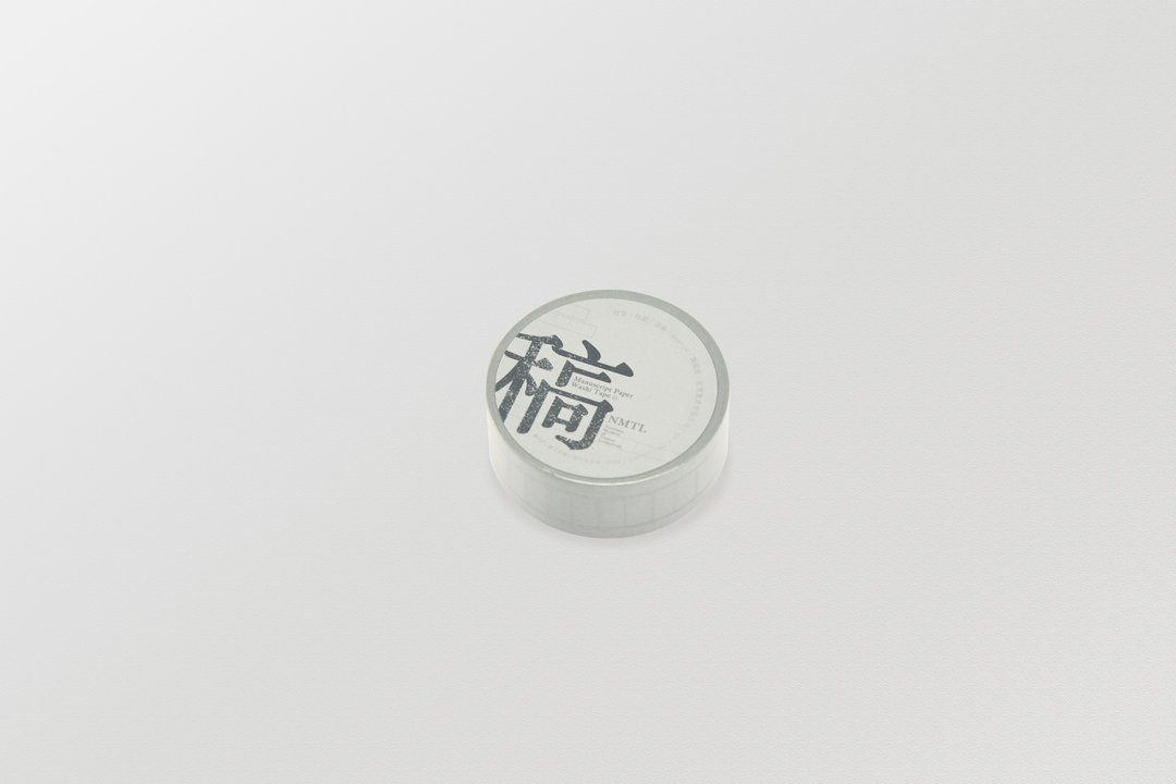 稿纸纸胶带 Manuscript Paper Washi Tape - 纸胶带 - 纸 灰色