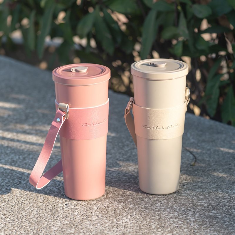 【定制化礼物】陶瓷 饮料杯 吸管杯 保温杯 / 订制 中英文 名字 - 保温瓶/保温杯 - 不锈钢 多色