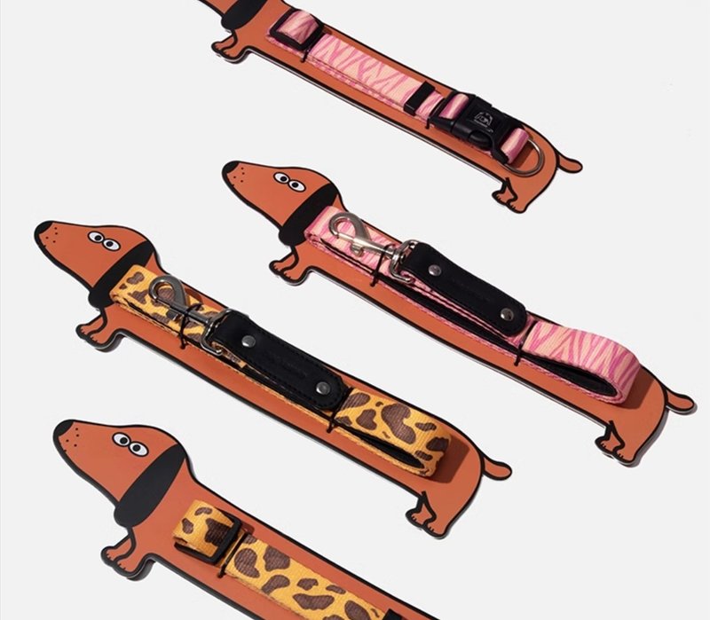 【牵引绳】大中小型犬防爆冲遛狗外出拴狗绳 - 项圈/牵绳 - 其他材质 多色