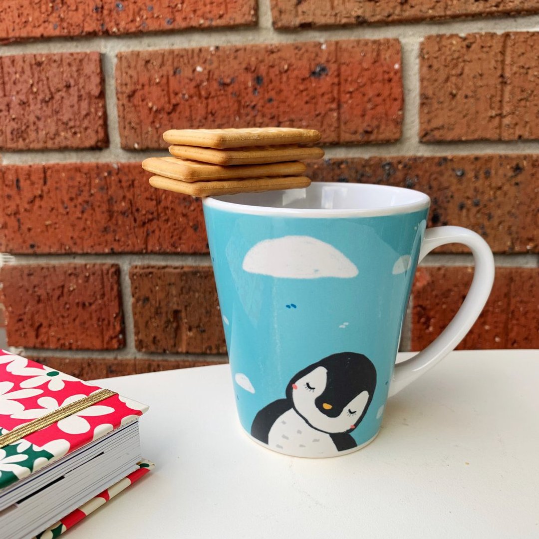 NEW Latte Mug - Penguin - 咖啡杯/马克杯 - 陶 多色