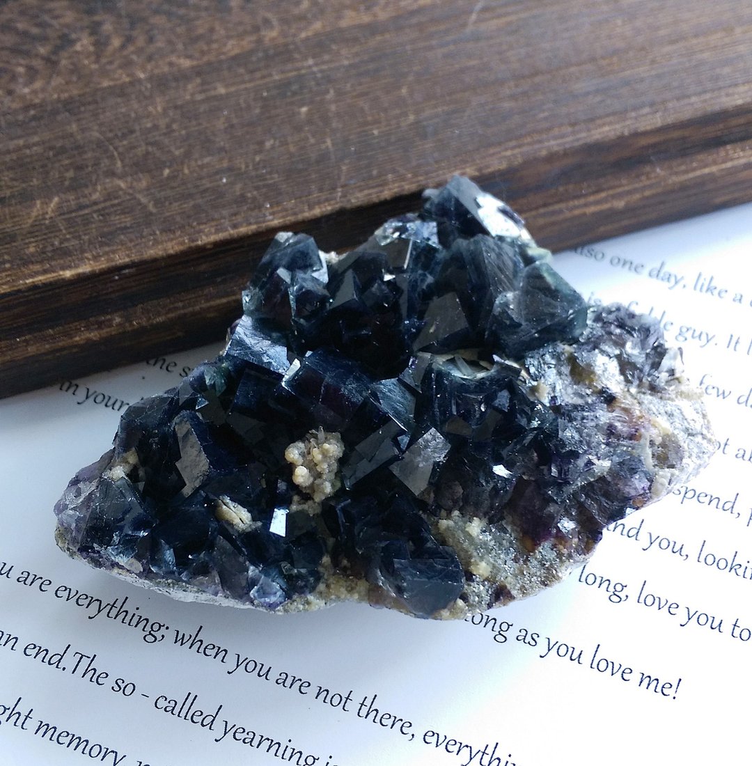 Fluorite  内蒙产地  幻影萤石 水晶共生 天然矿石 原矿 - 摆饰 - 其他材质 