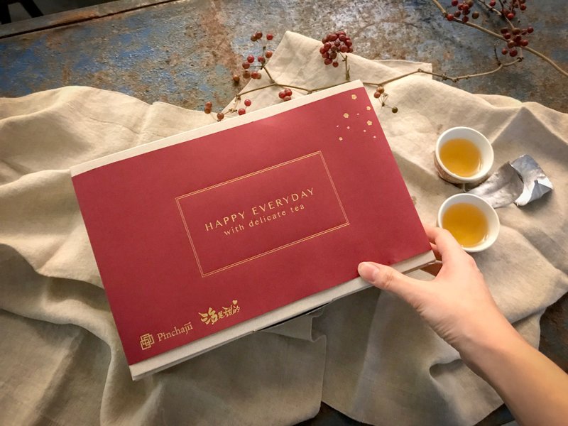 众望所鼠 礼盒 - 阿里山高山茶60g & 日月潭原生红茶50g - 茶 - 植物．花 红色