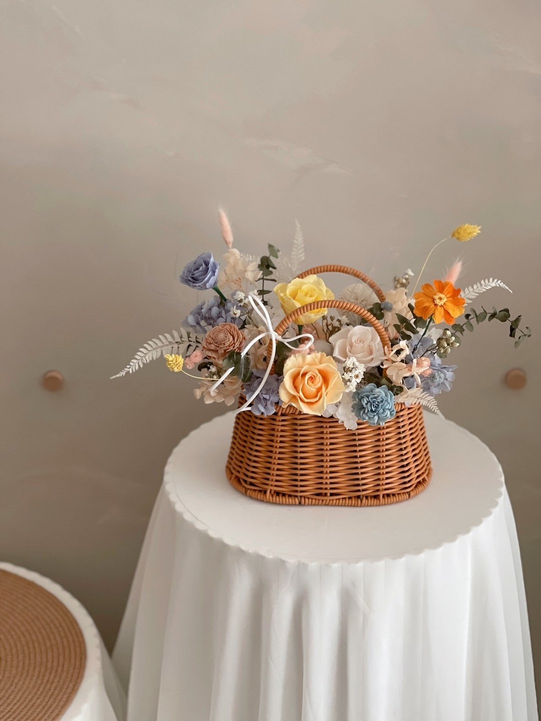 | 一人开班 | Noemie fleurs   | 永生花篮 |  手作花艺课 - 植栽 - 植物．花 