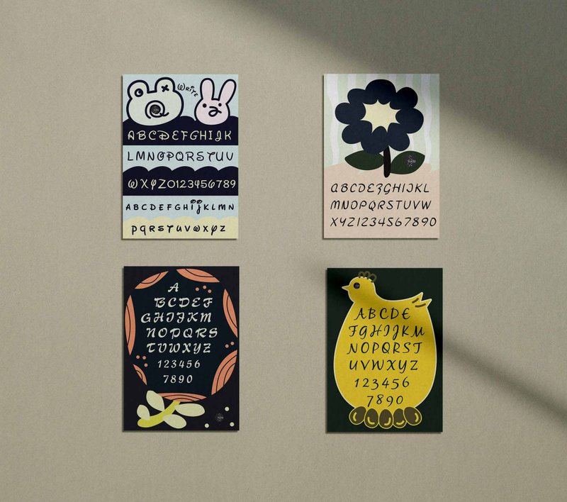 Brush / 软笔刷 / 手拿永久字帖套组 / 摆饰  / 挂画 - 插画/绘画/写字 - 纸 