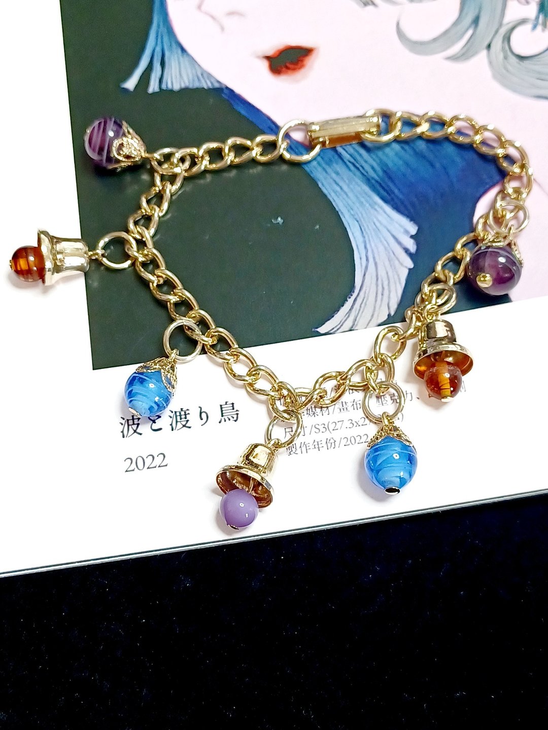 vintage jewelry 可爱铃铛手链 - 手链/手环 - 其他金属 