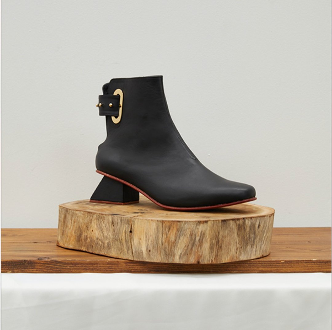 2.4 THE VOYAGE BOOTIE / BLACK - 女款休闲鞋 - 真皮 黑色