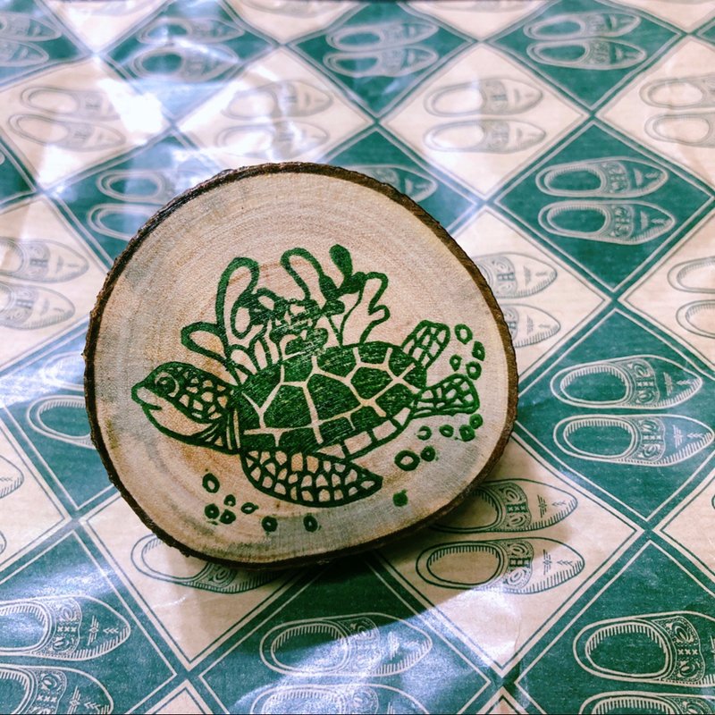 Nima-art 悠游的海龟印章 - 印章/印台 - 橡胶 白色