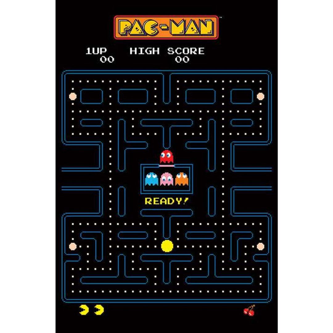小精灵 Pac-Man (Maze) 英国进口海报 - 海报/装饰画/版画 - 其他材质 多色