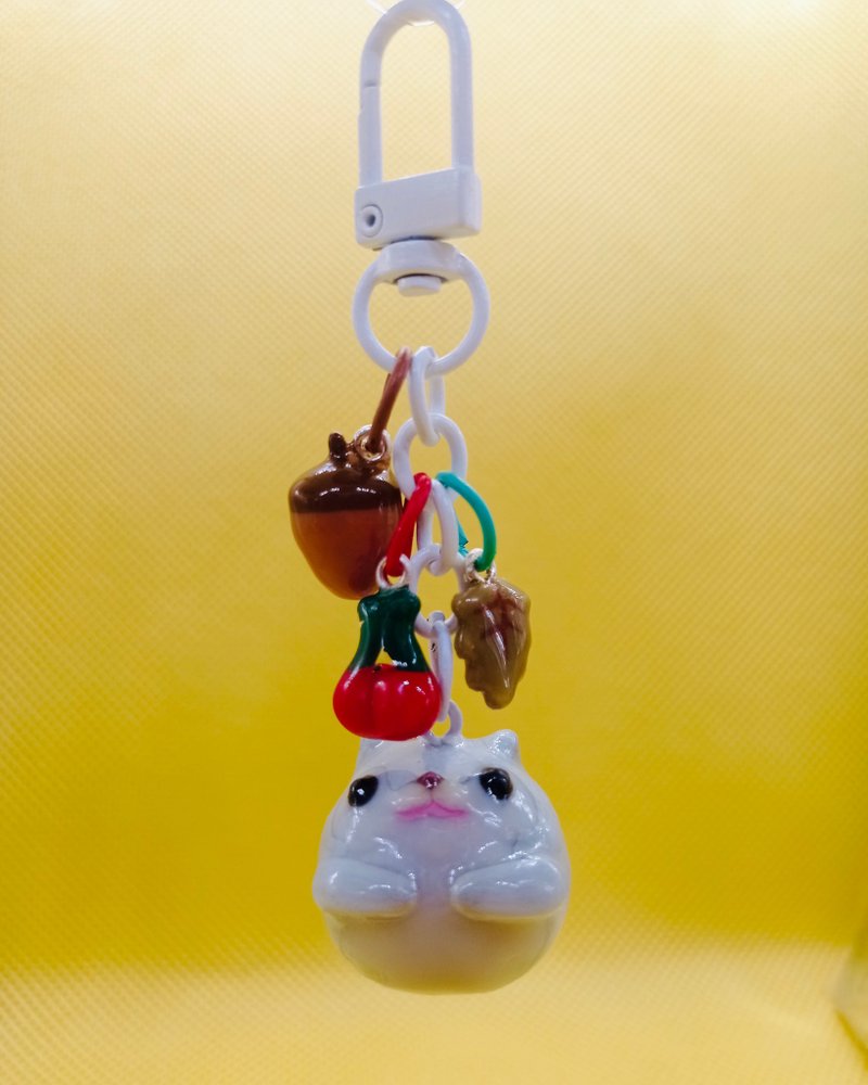 虾夷飞鼠钥匙圈与它的喜爱小物 - 钥匙链/钥匙包 - 其他材质 