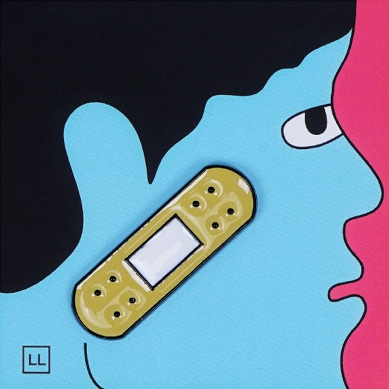 LLANO2016新品POP金属胸针配饰 创可贴ok绷 - 胸针 - 其他金属 多色