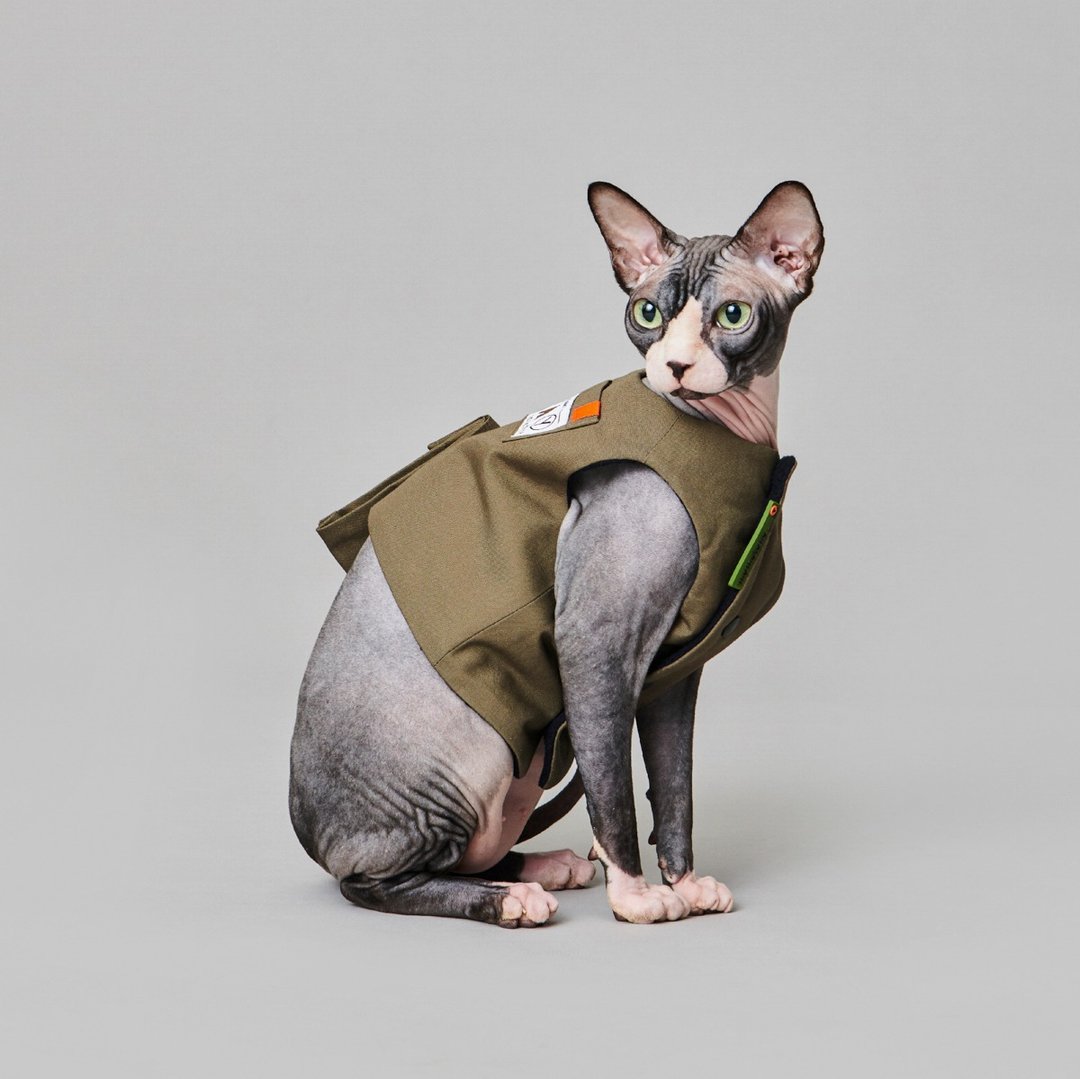 yama paws / explore 绿色 可双面穿保暖外套 - 衣/帽 - 棉 绿色