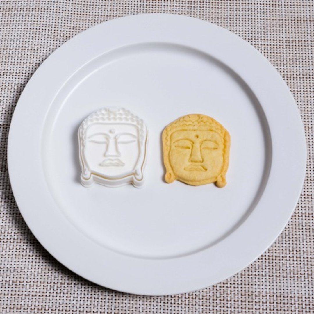 Big Buddha Face __ Cookie Cutter / Cookie Cutter - 厨房用具 - 塑料 