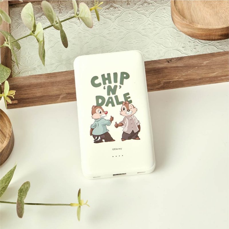 Disney Life-奇奇与蒂蒂款双线快充10000mAh行动电源 - 充电宝/传输线 - 塑料 多色