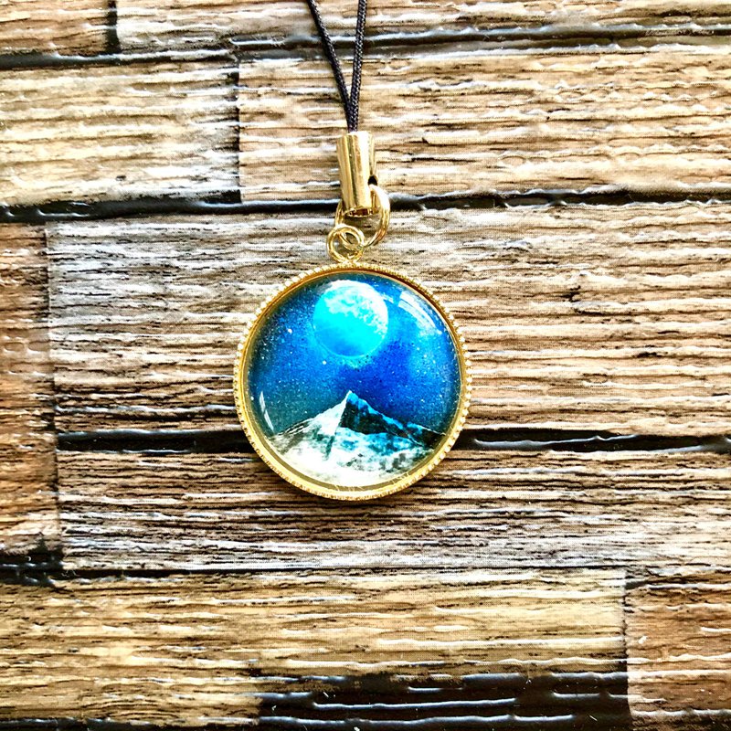 The end of the strap The world of the future - 挂绳/吊绳 - 树脂 蓝色