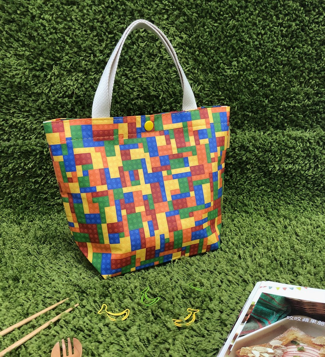 Sunny Bag - 托特包 - 彩色积木 - 侧背包/斜挎包 - 其他材质 多色